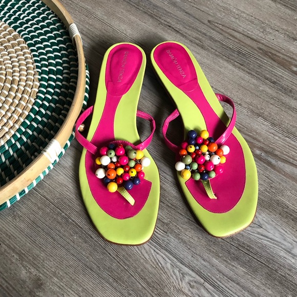 Ramon Tenza Shoes - Ramon Tenza multi color beaded sandals